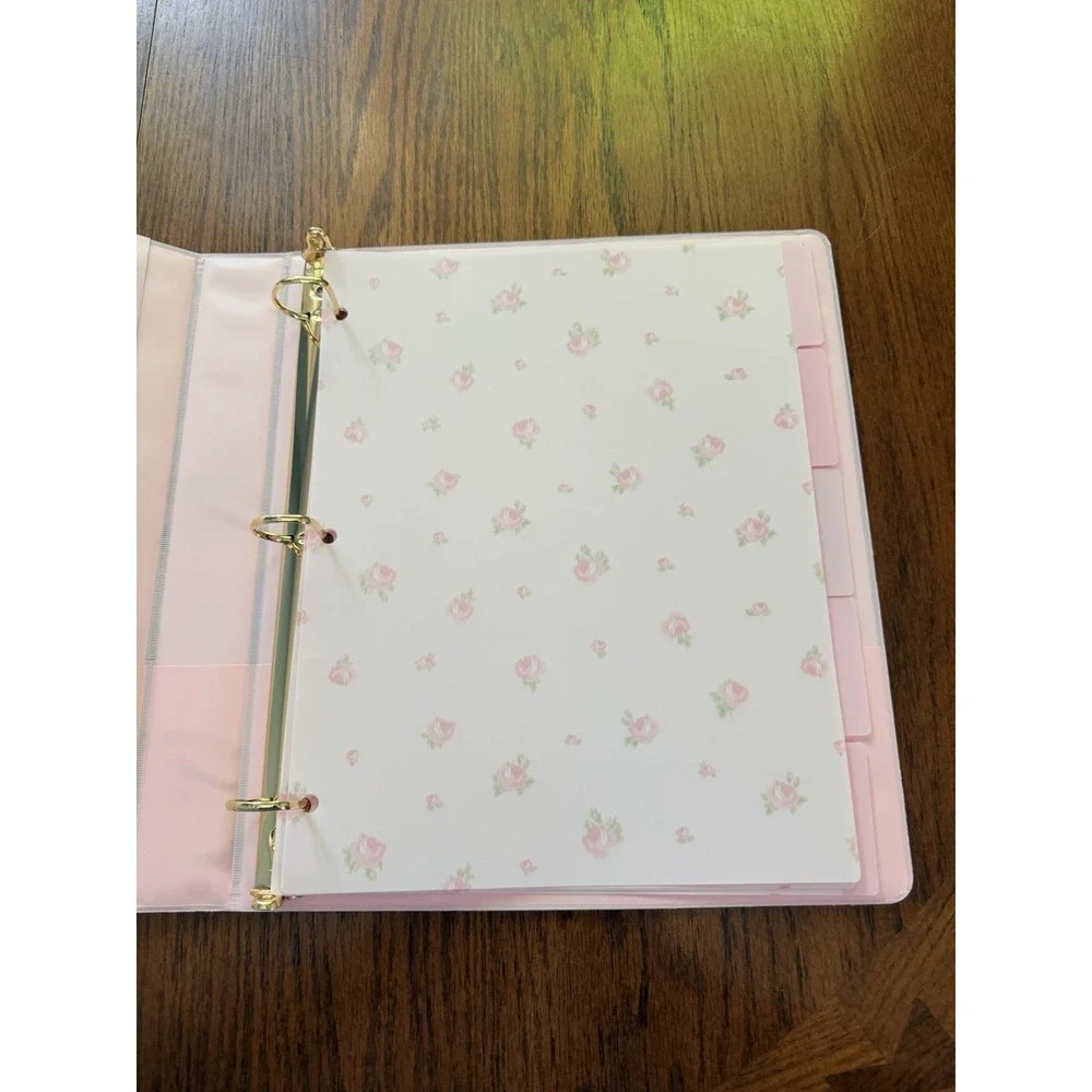 LoveShackFancy x Target Yoobi Ribbon Rosa Backpack, Binder Bundle - Lot of 7